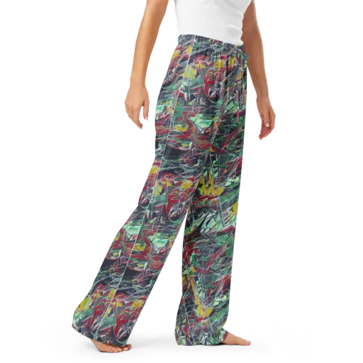 Midnight Mosaic on a Women's Pajama Pants