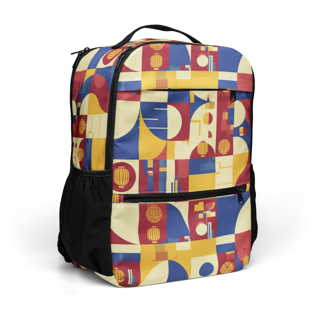 Lantern Geometry on Utility Backpack — Right Front