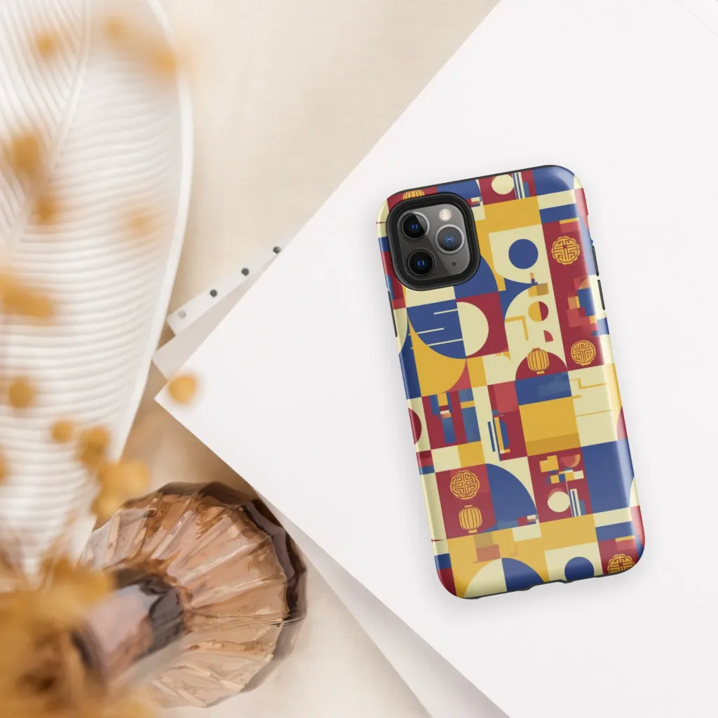 Lantern Geometry on Tough Case for iPhone® — Front