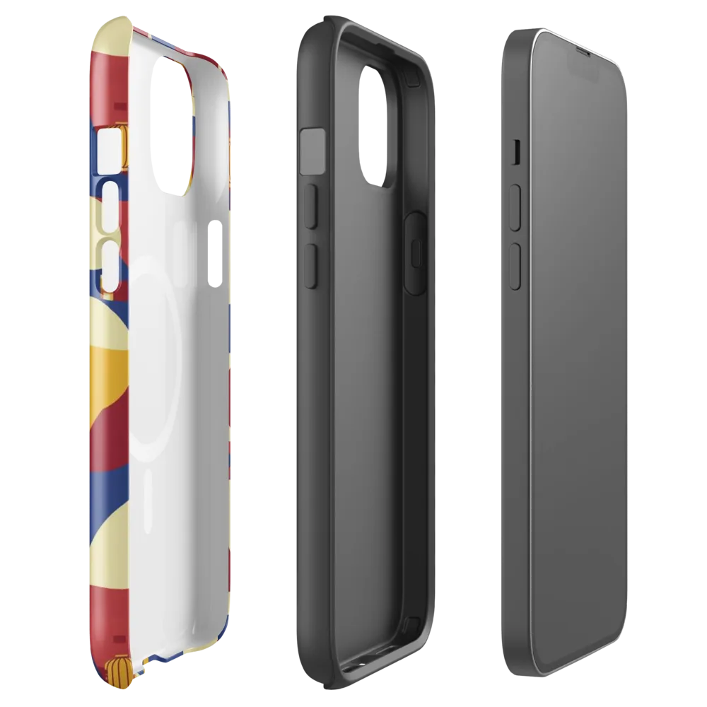 Lantern Geometry on MagSafe Tough Case for iPhone® — Front