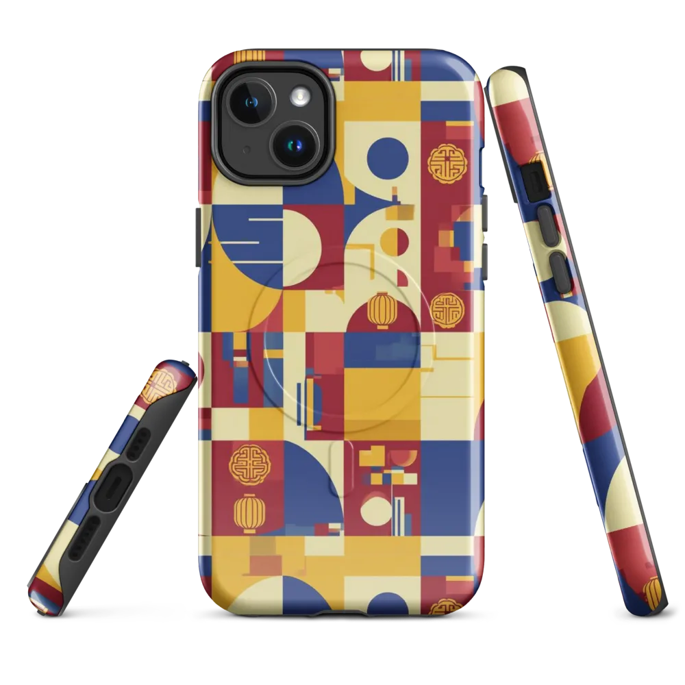 Lantern Geometry on MagSafe Tough Case for iPhone® — Front