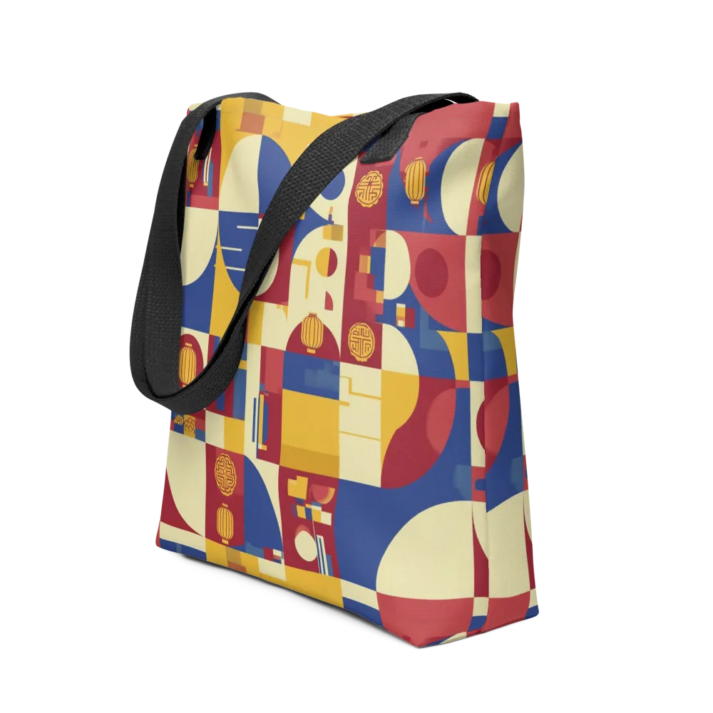 Lantern Geometry on Tote Bag — Front