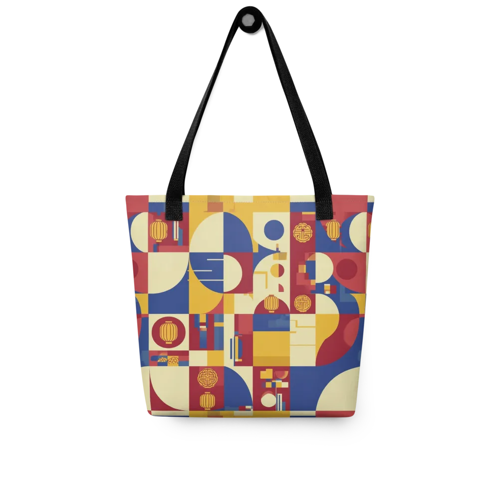 Lantern Geometry on Tote Bag — Front
