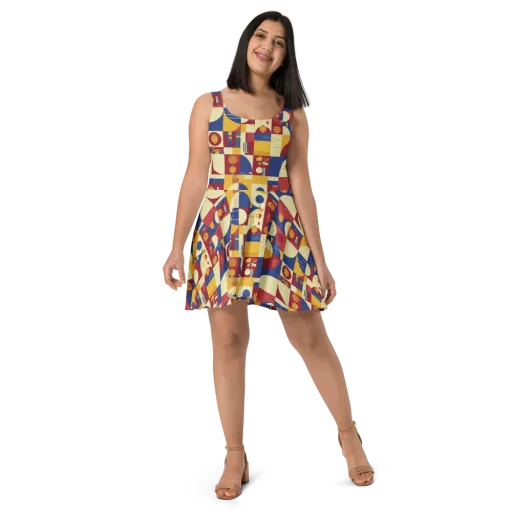 Lantern Geometry on a Skater Dress