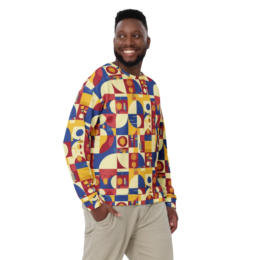 Lantern Geometry on Sweatshirt — Front
