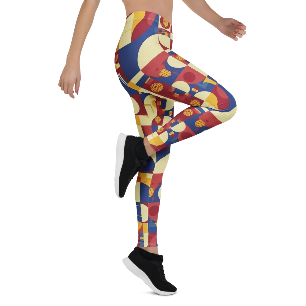 Lantern Geometry on Leggings — Right