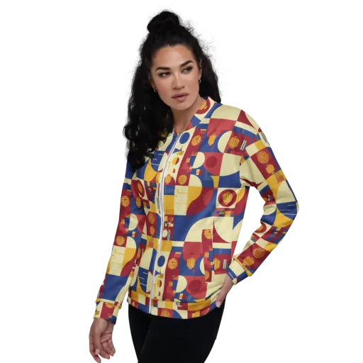 Lantern Geometry on a Bomber Jacket