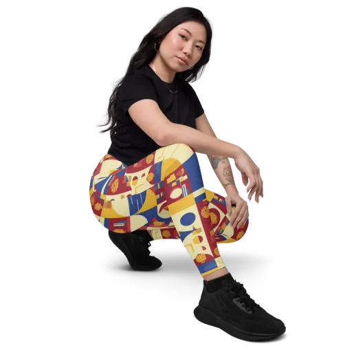 Lantern Geometry on a Leggings with Pockets