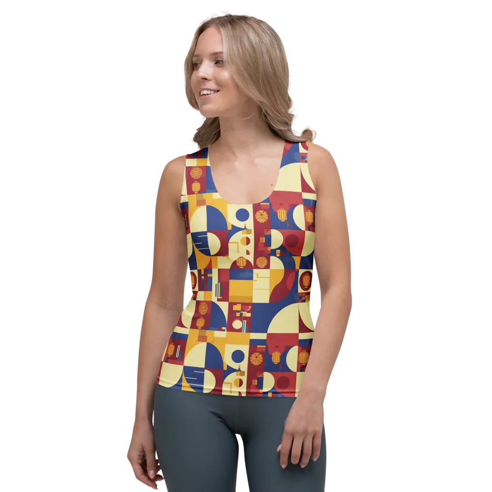 Lantern Geometry on Women's Tank Top — Front