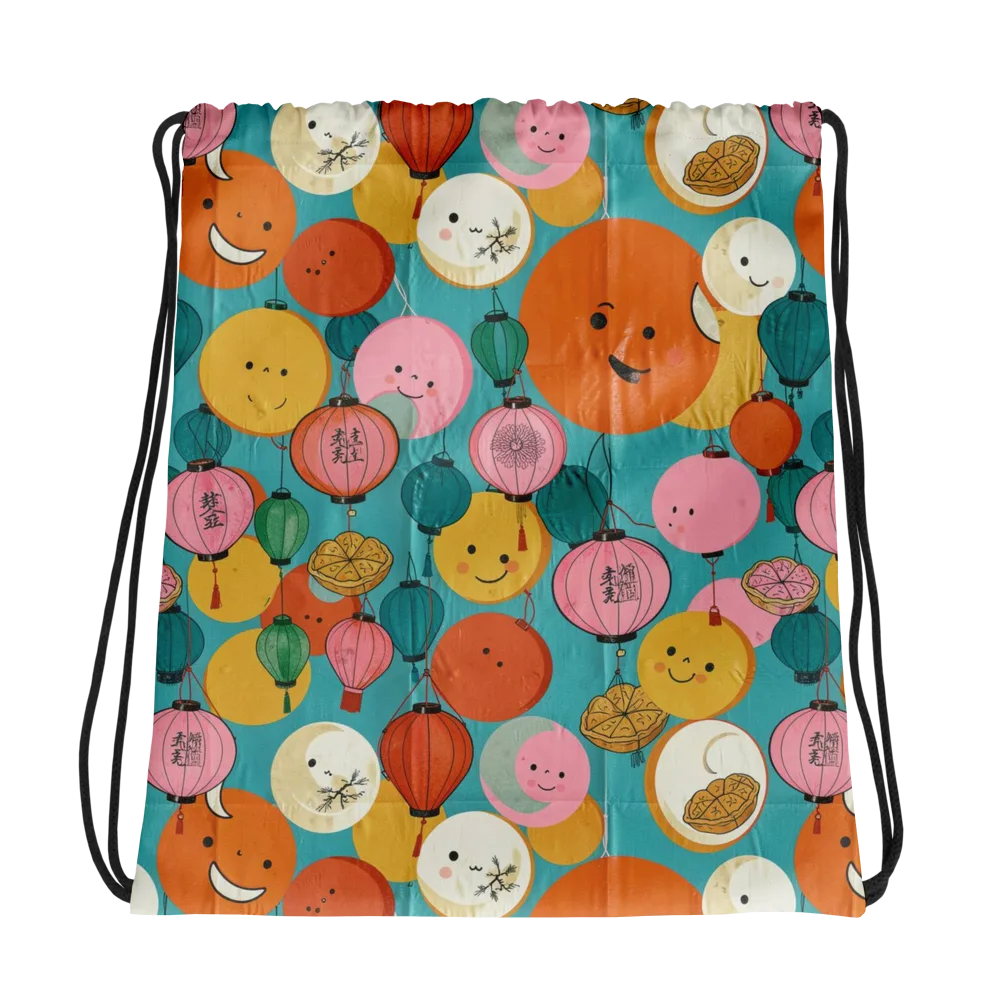Lantern Moon Festival on Drawstring Bag — Photo