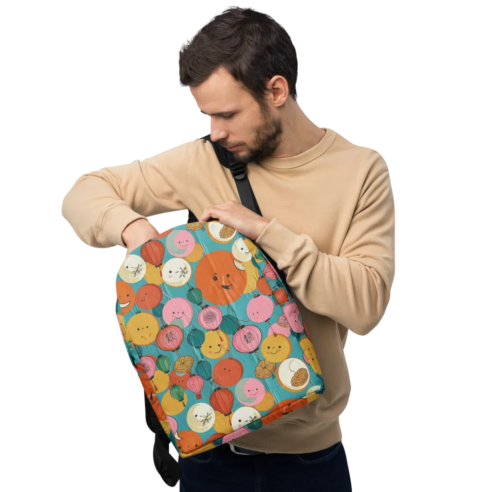 Lantern Moon Festival on Minimalist Backpack — Front