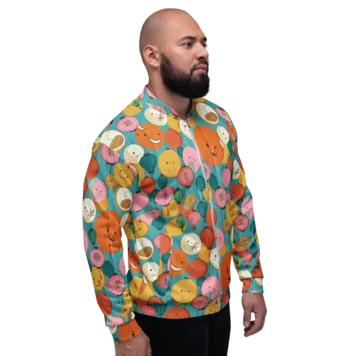 Lantern Moon Festival on a Bomber Jacket