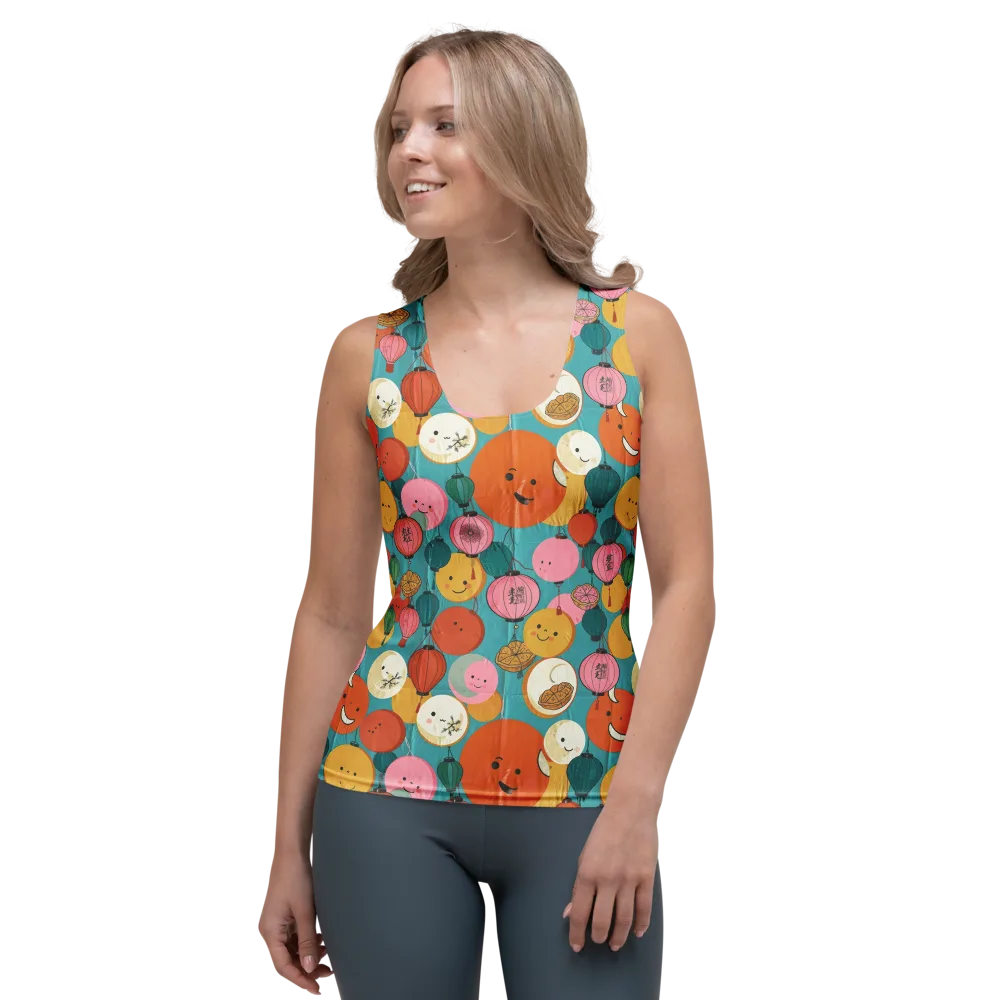 Lantern Moon Festival on Women's Tank Top — Front
