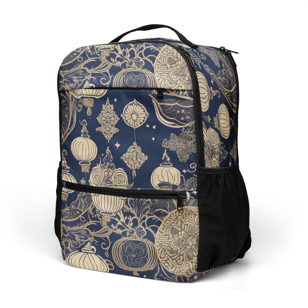 Midnight Lanterns on Utility Backpack — Left Front