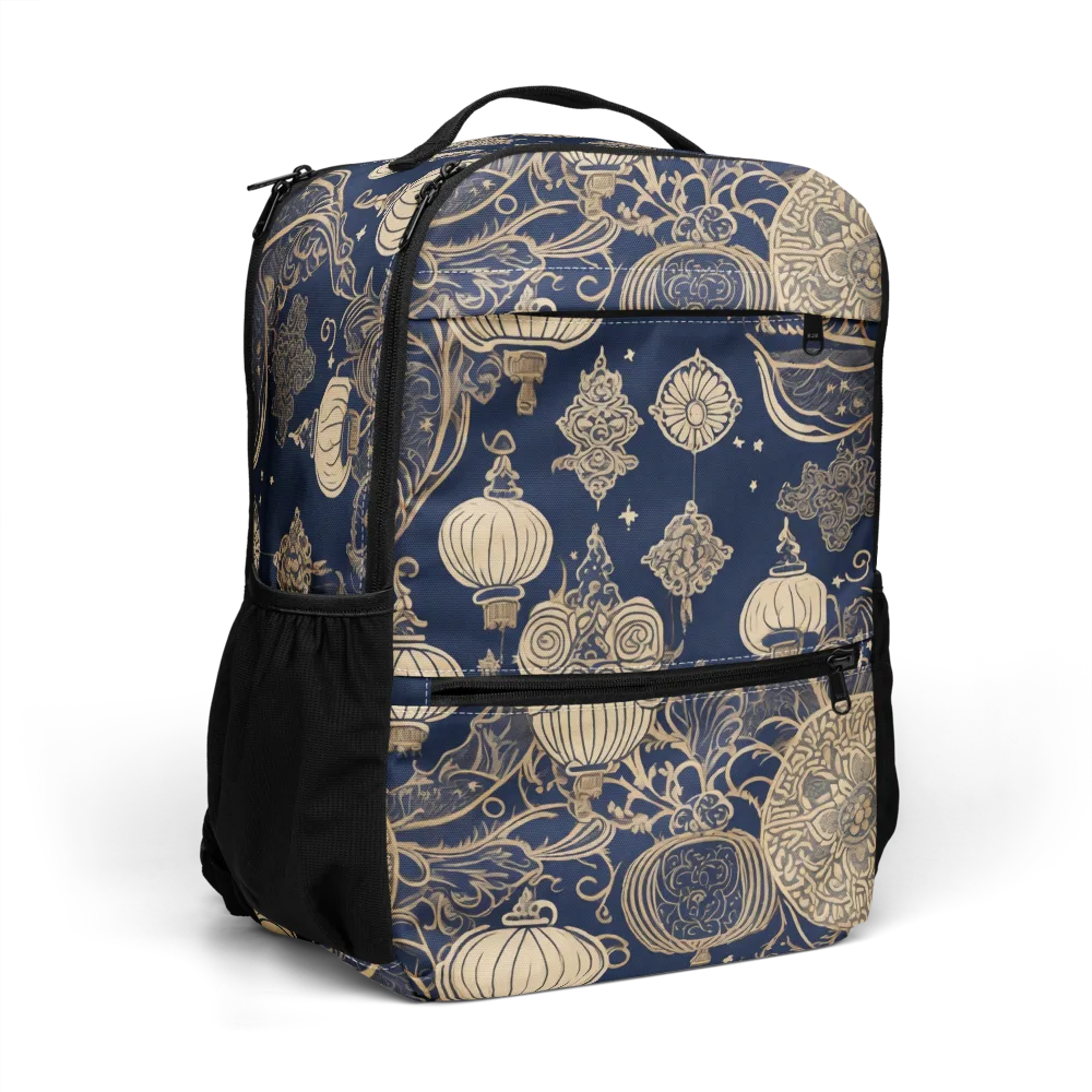 Midnight Lanterns on Utility Backpack — Right Front