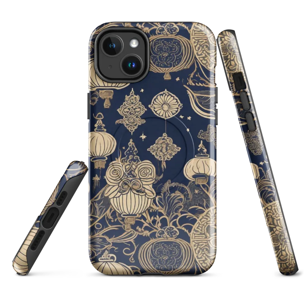 Midnight Lanterns on MagSafe Tough Case for iPhone® — Front