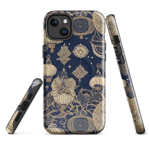Midnight Lanterns on a MagSafe Tough Case for iPhone®