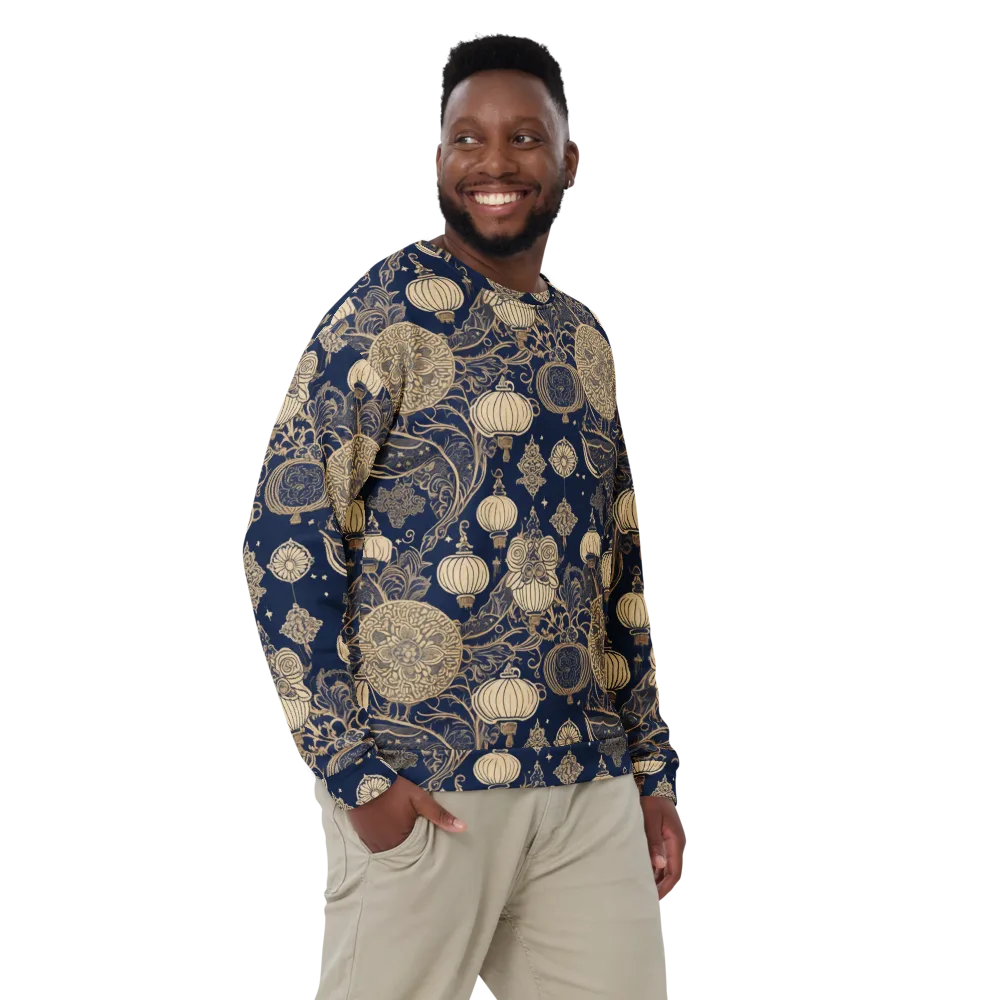 Midnight Lanterns on Sweatshirt — Front