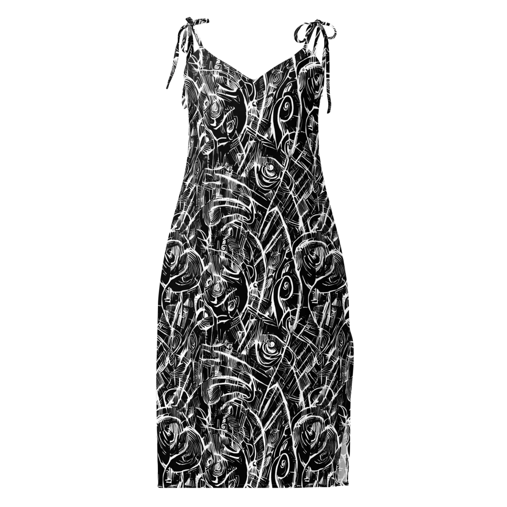 Noir Botanica on Slip Dress — Front