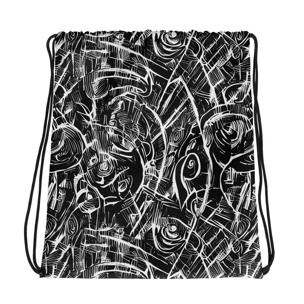 Noir Botanica on Drawstring Bag — Photo