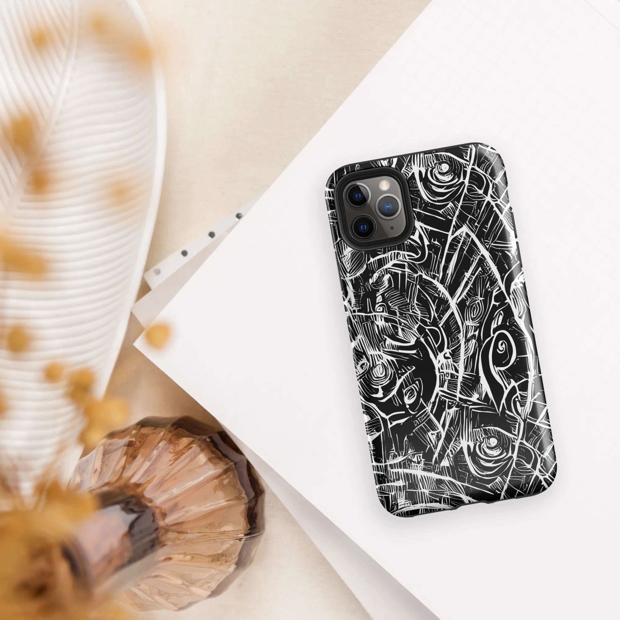Noir Botanica on Tough Case for iPhone® — Front