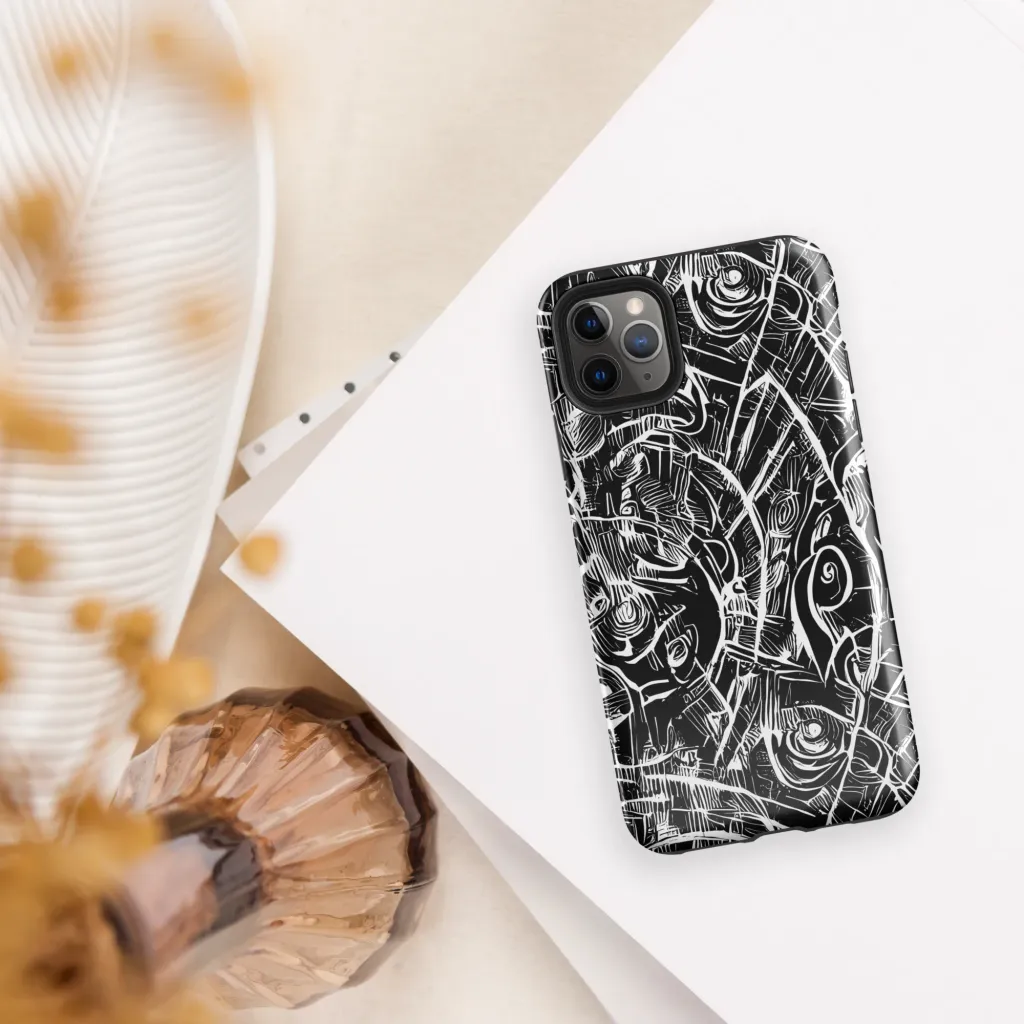 Noir Botanica on Tough Case for iPhone® — Front