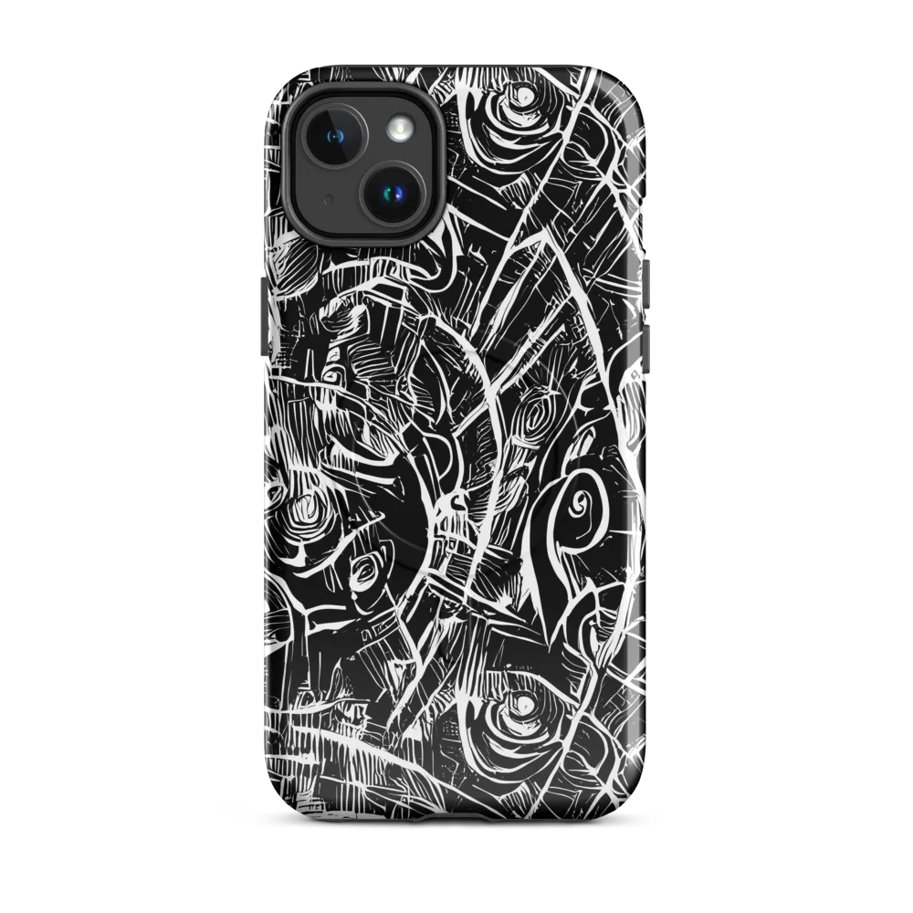 Noir Botanica on MagSafe Tough Case for iPhone® — Front