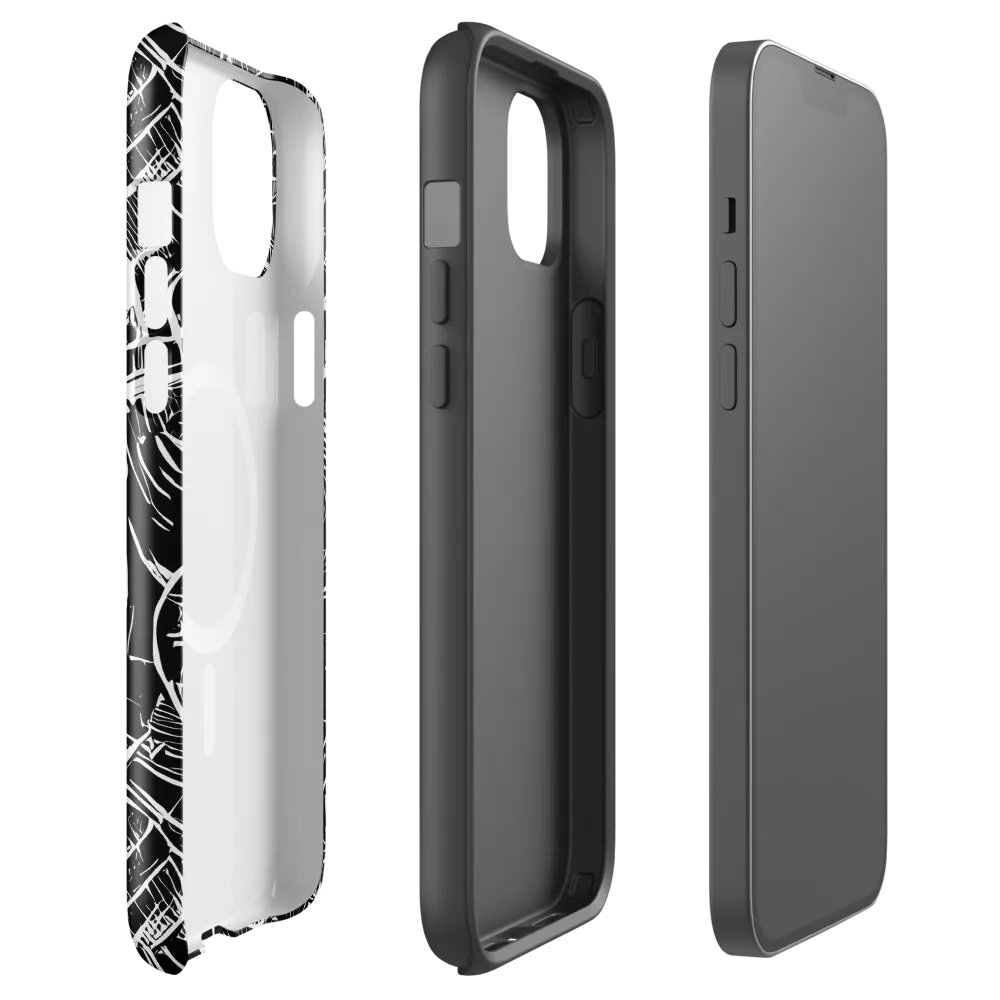 Noir Botanica on MagSafe Tough Case for iPhone® — Front