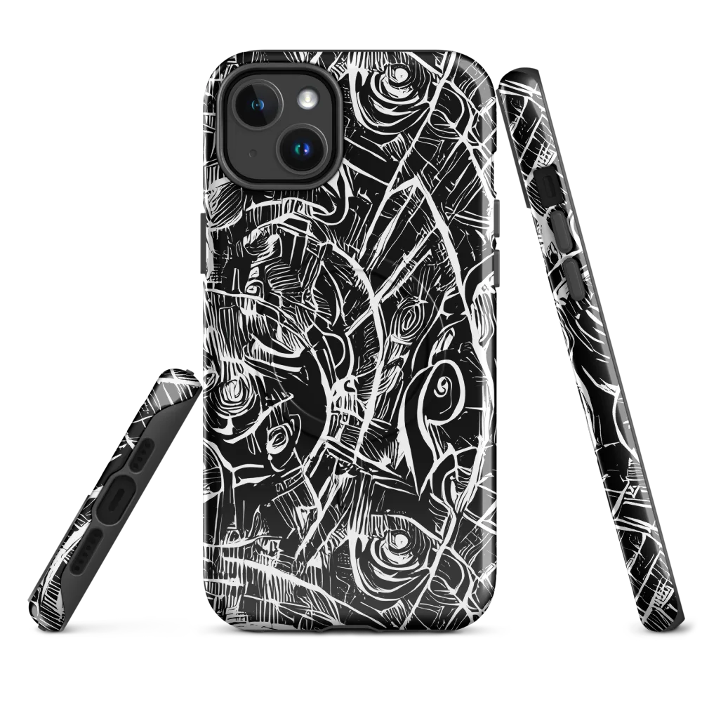 Noir Botanica on MagSafe Tough Case for iPhone® — Front