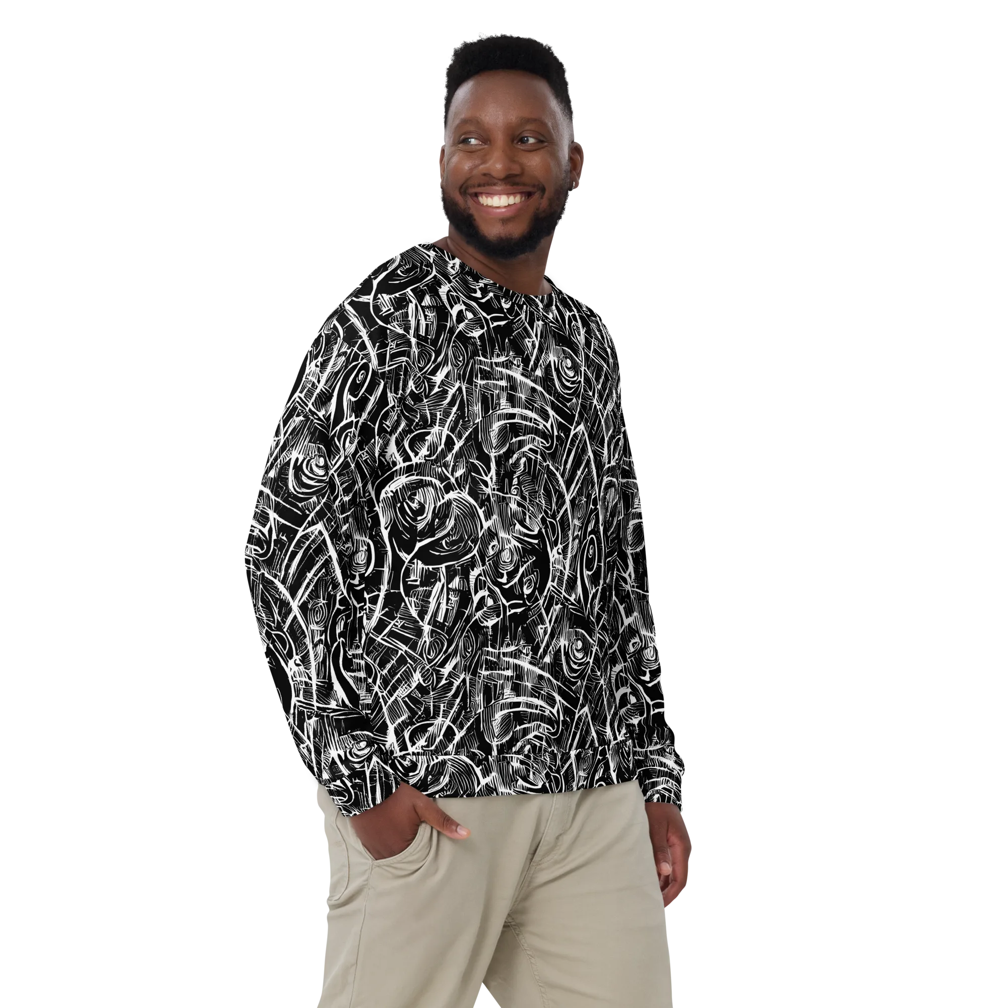 Noir Botanica on Sweatshirt — Front