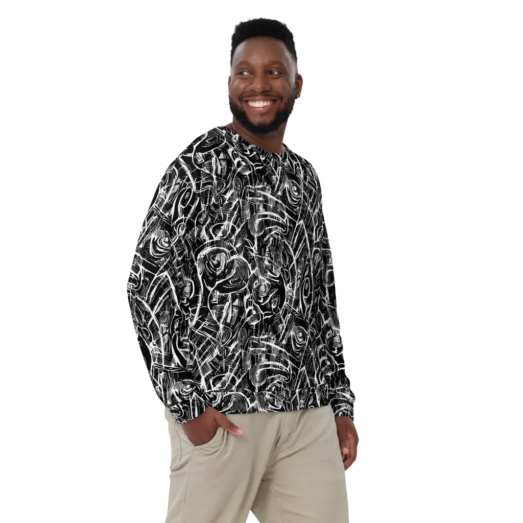 Noir Botanica on Sweatshirt — Front
