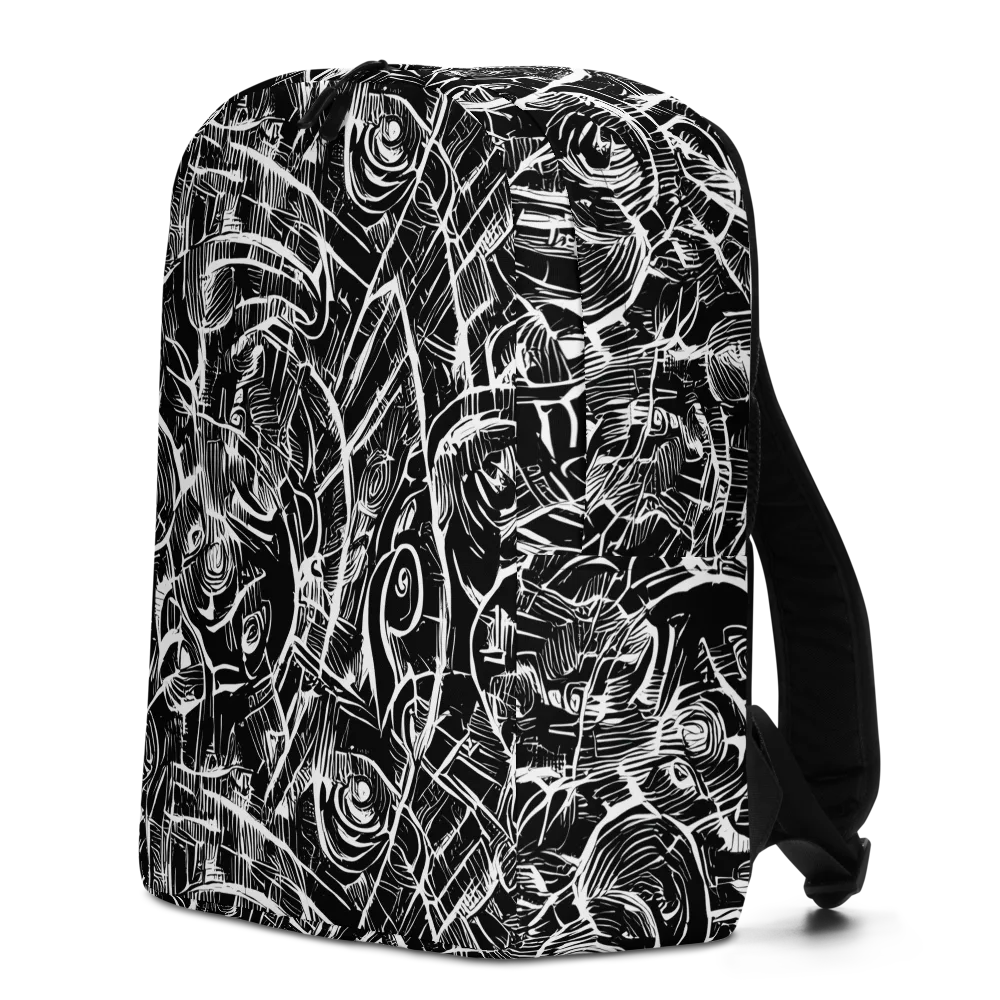 Noir Botanica on Minimalist Backpack — Left