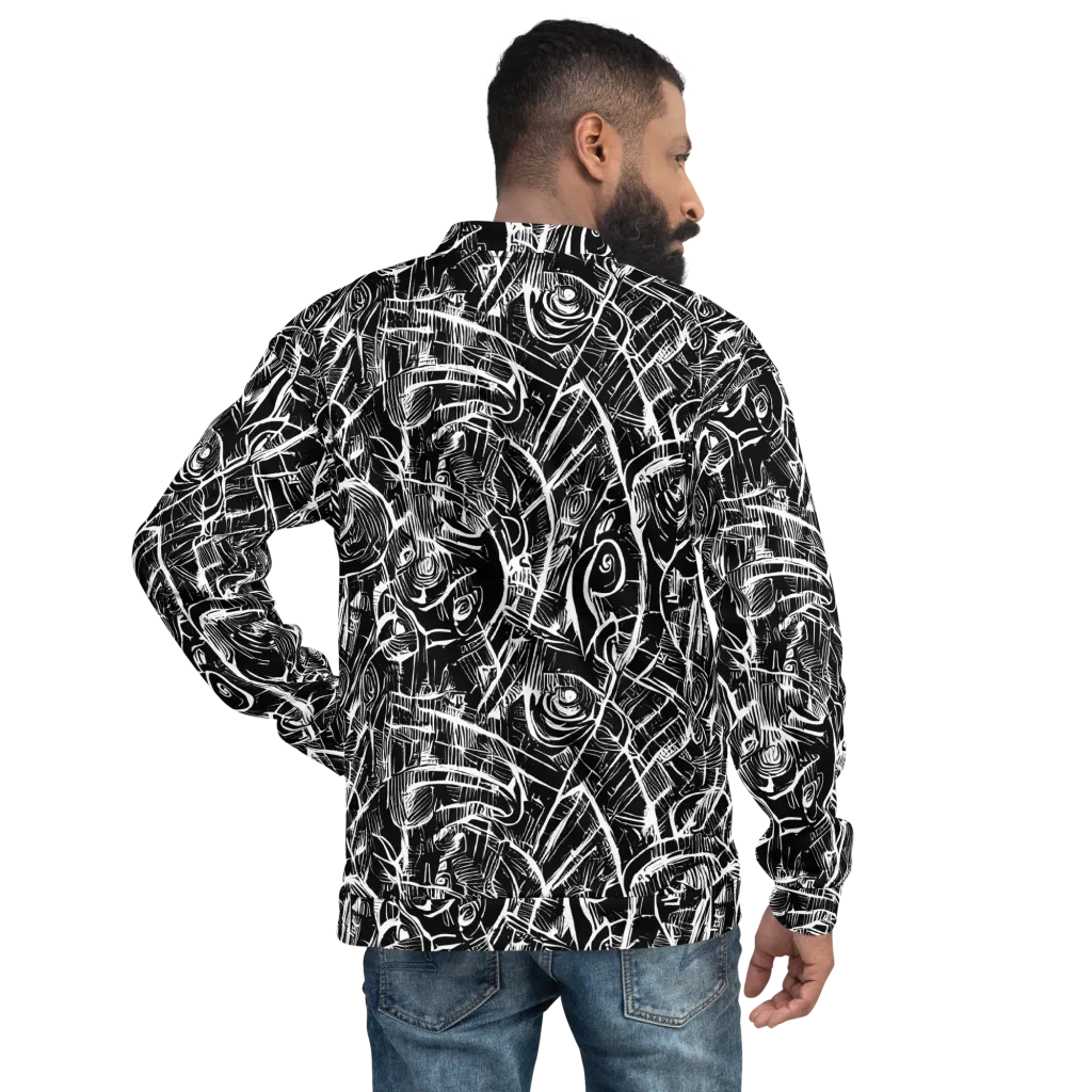 Noir Botanica on Bomber Jacket — Back