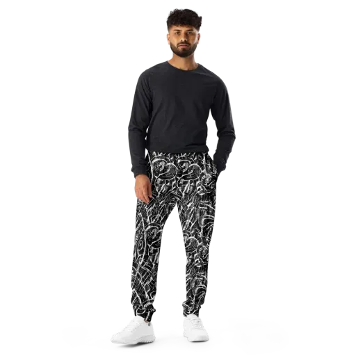 Noir Botanica on a Men's Joggers