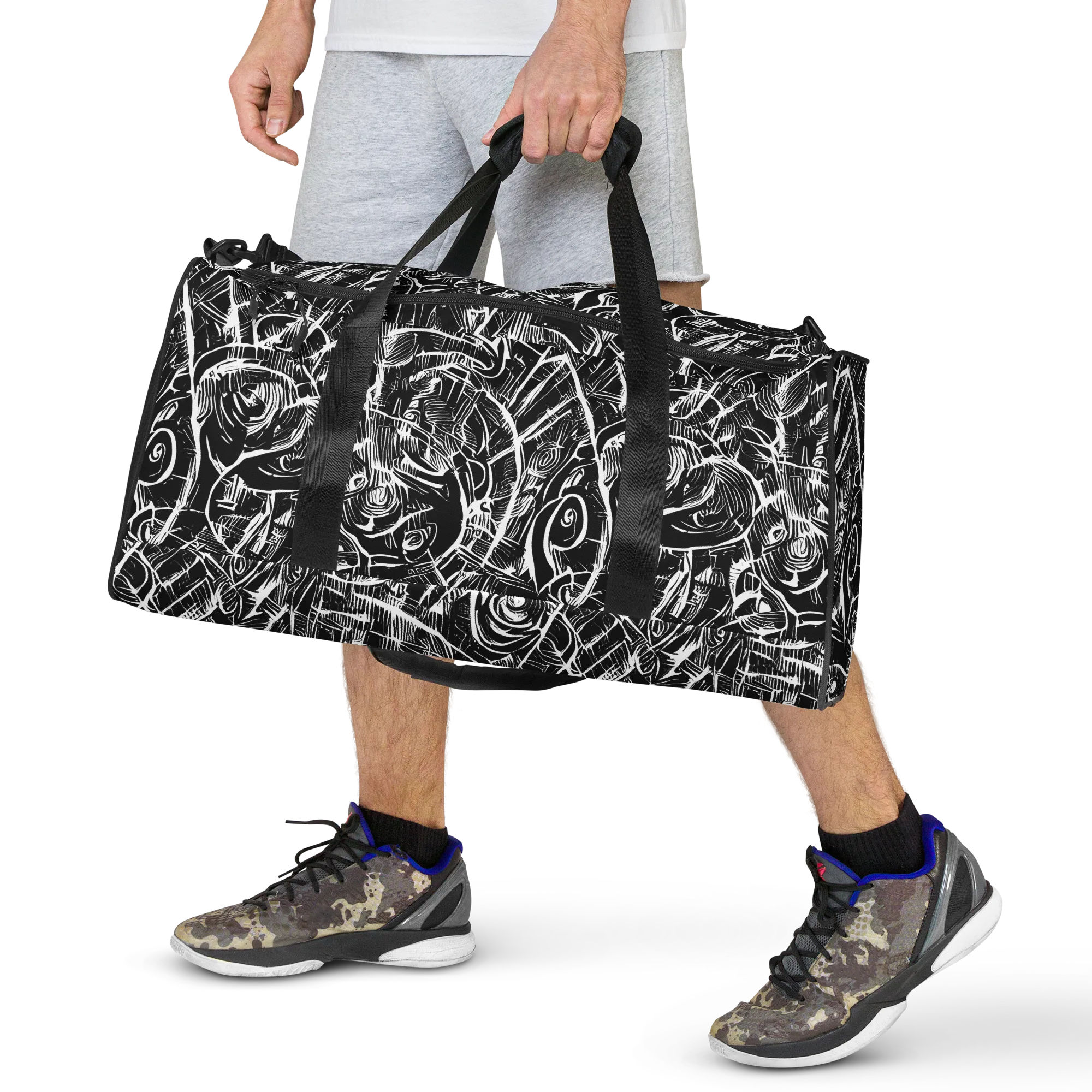 Noir Botanica on Duffle Bag — Front