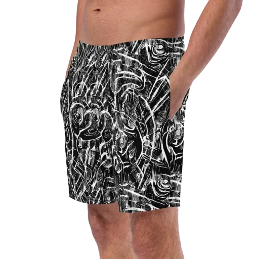 Noir Botanica on a Swim Trunks