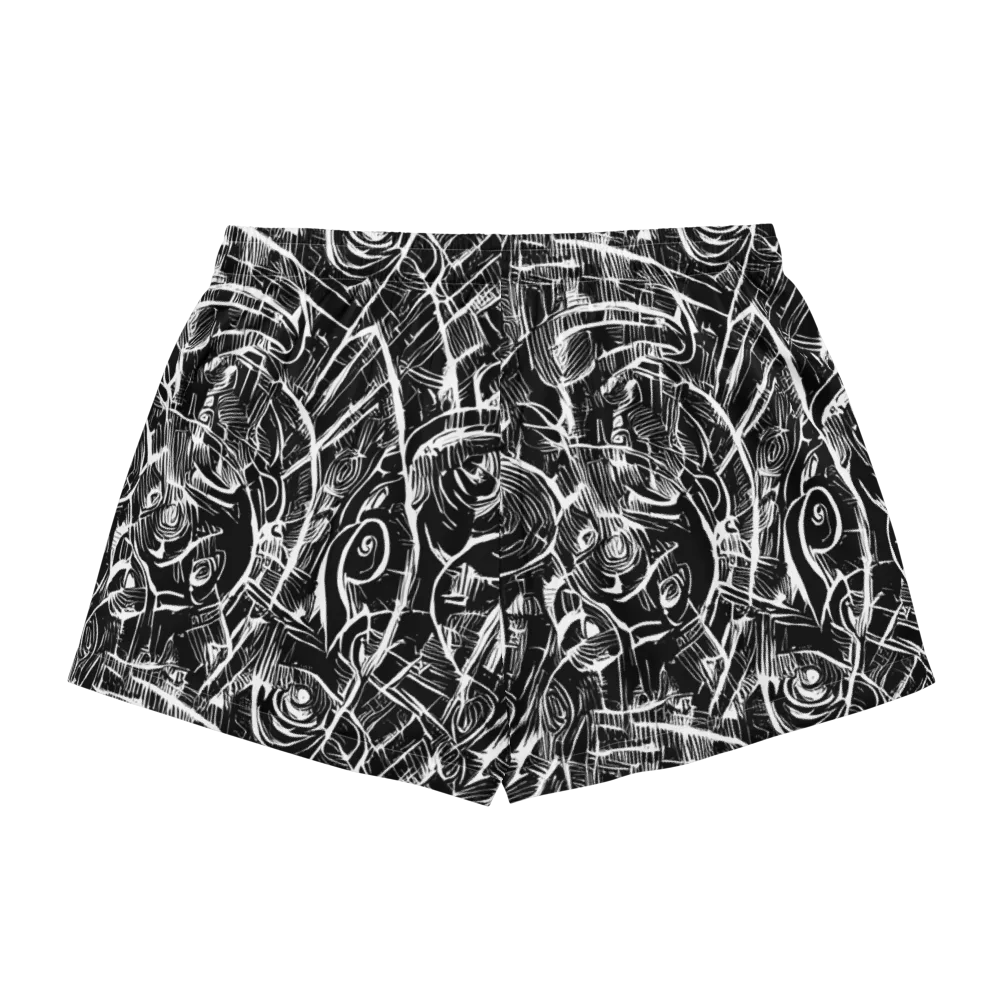 Noir Botanica on Women's Pajama Shorts — Back