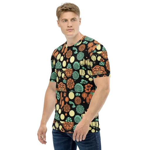 Midnight Festival on a Men's Crew Neck T-Shirt