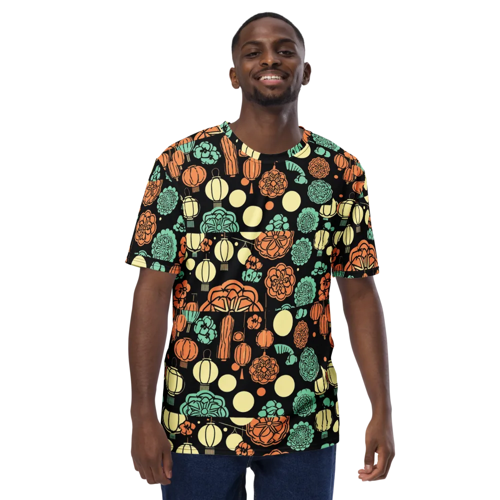 Midnight Festival on Men's Crew Neck T-Shirt — Front