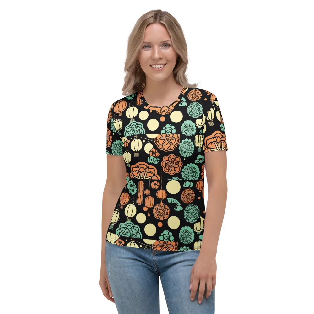 Midnight Festival on Women's Crew Neck T-Shirt — Front