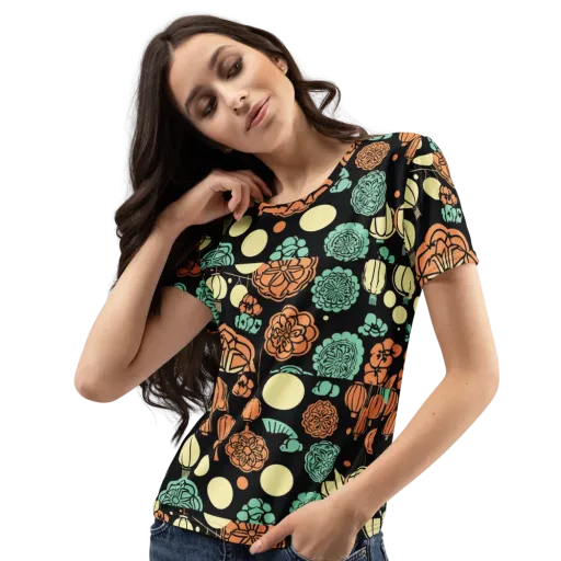 Midnight Festival on a Women's Crew Neck T-Shirt