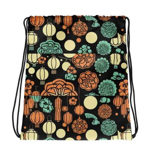 Midnight Festival on a Drawstring Bag
