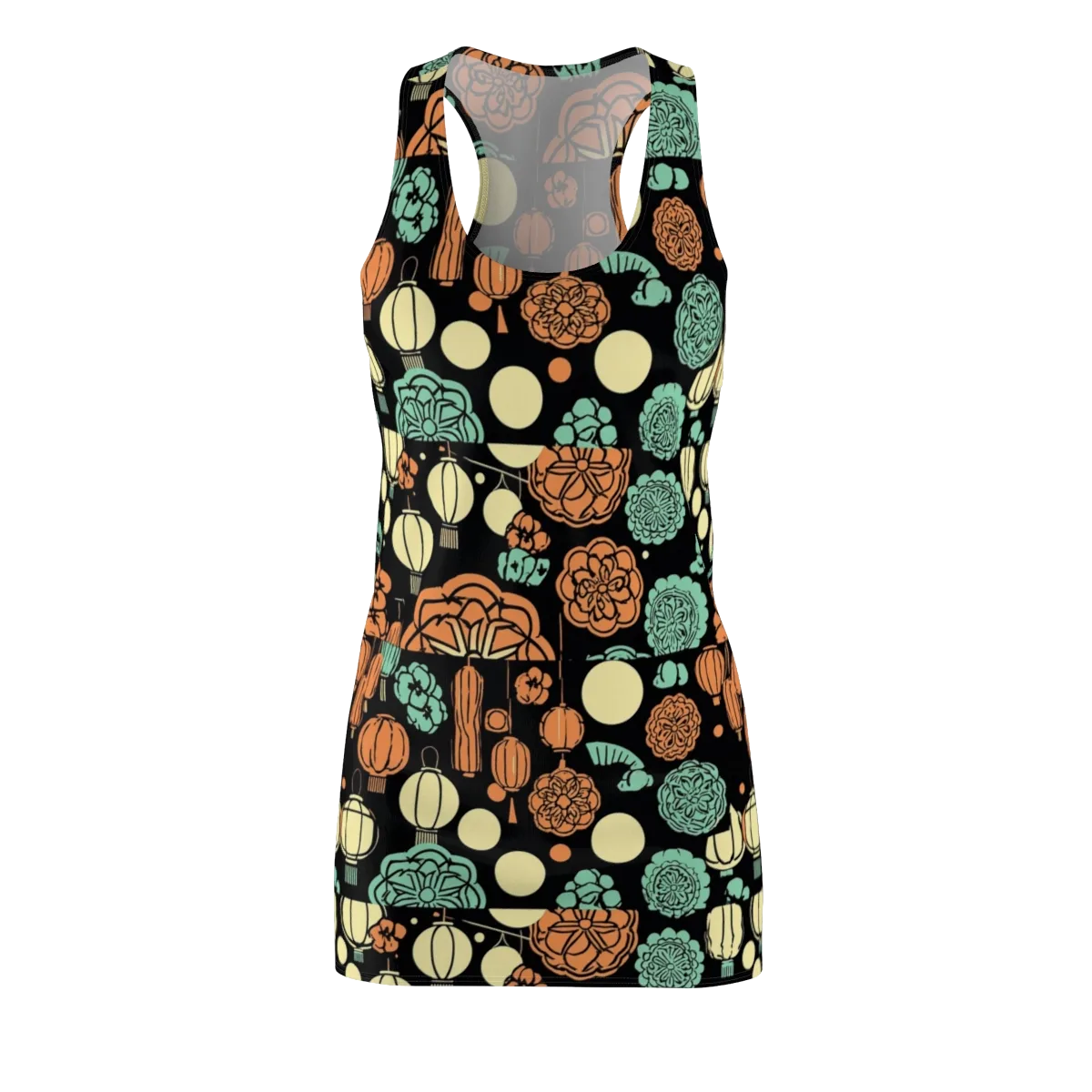 Midnight Festival on Racerback Dress — Front