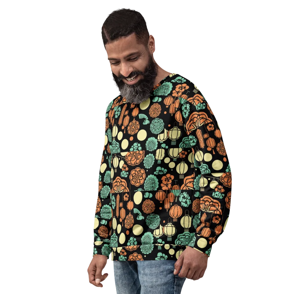 Midnight Festival on Sweatshirt — Left Front