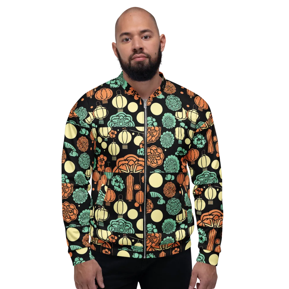 Midnight Festival on Bomber Jacket — Front