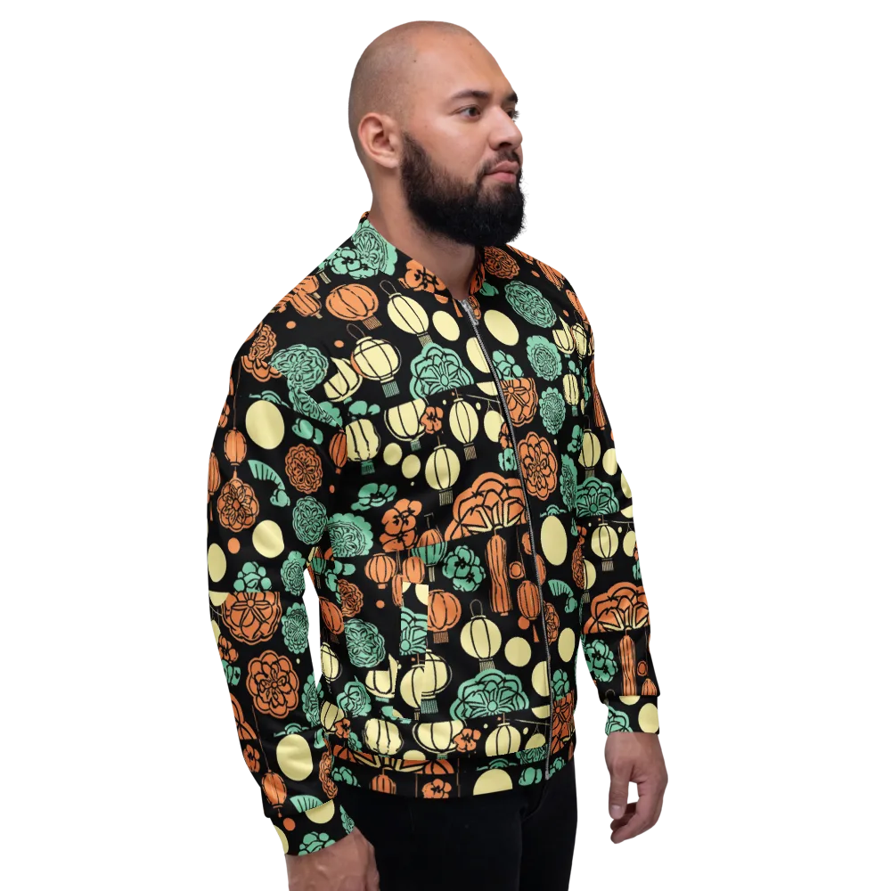 Midnight Festival on Bomber Jacket — Right