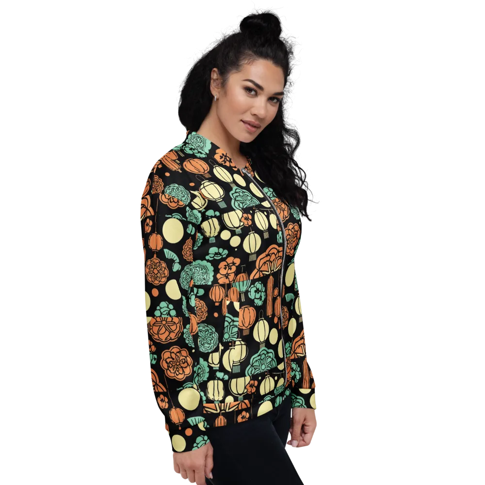 Midnight Festival on Bomber Jacket — Right