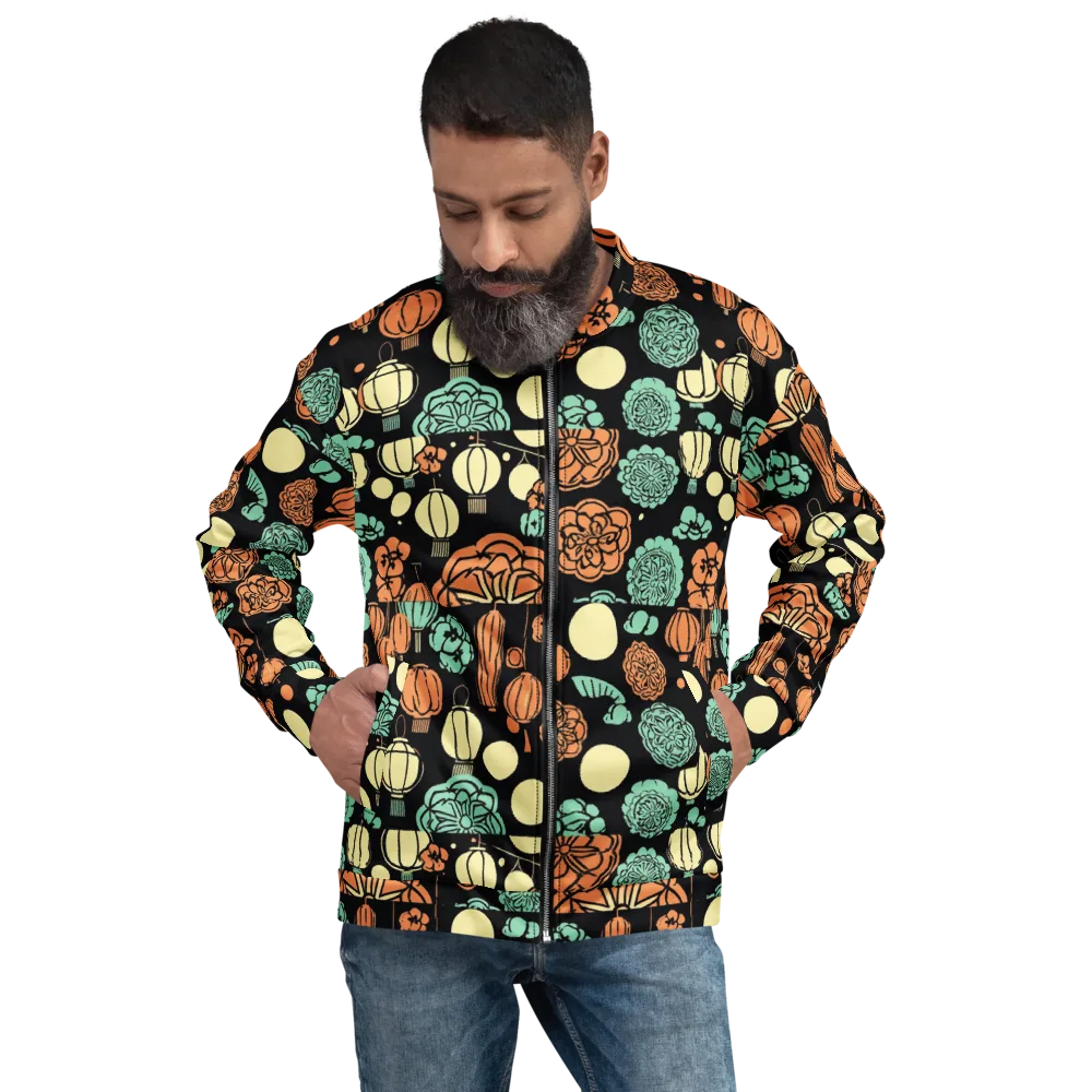 Midnight Festival on Bomber Jacket — Front