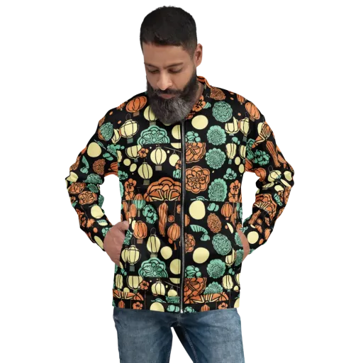 Midnight Festival on a Bomber Jacket