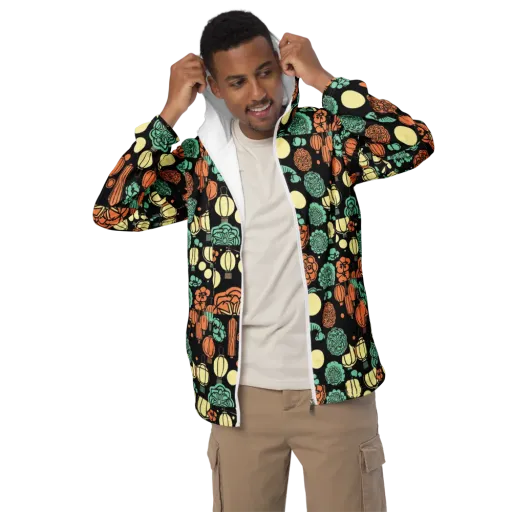 Midnight Festival on a Men's Windbreaker